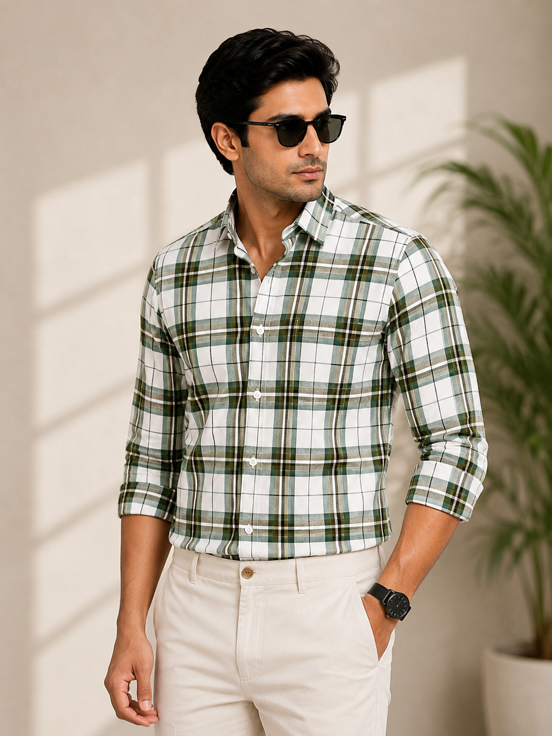 LINEN SLUB CHECK 2 | CLOUD9