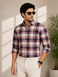 LINEN SLUB CHECK 3 | CLOUD9