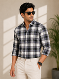 LINEN SLUB CHECK 4 | CLOUD9