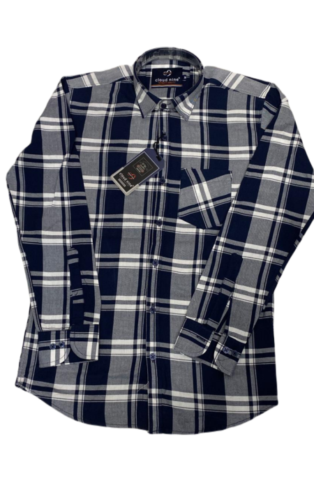 Cotton Twill Check Shirts