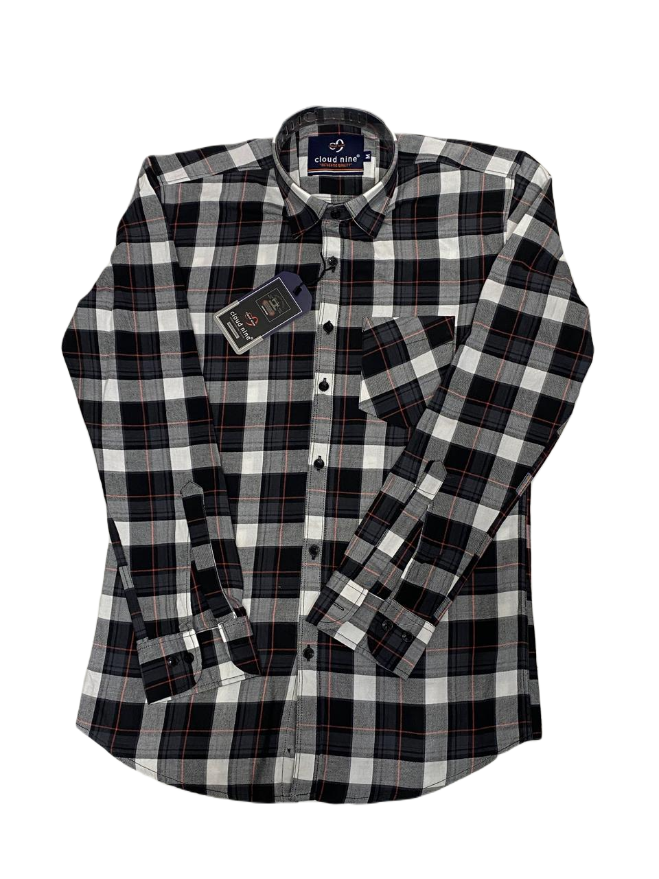 Cotton Twill Check Shirts