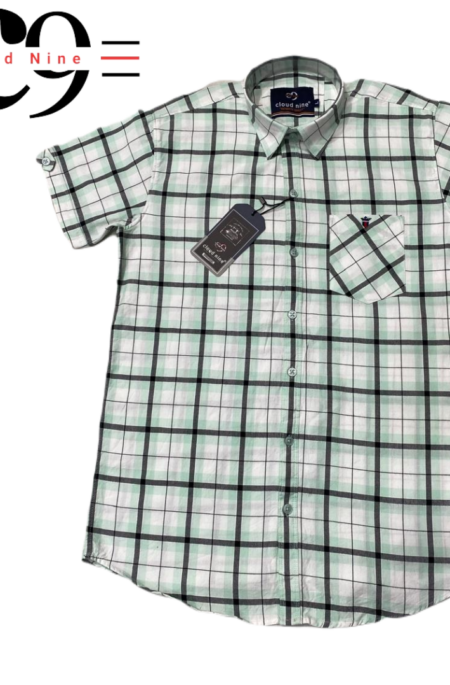 Cotton twill check half
