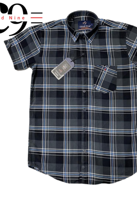 Cotton twill check half